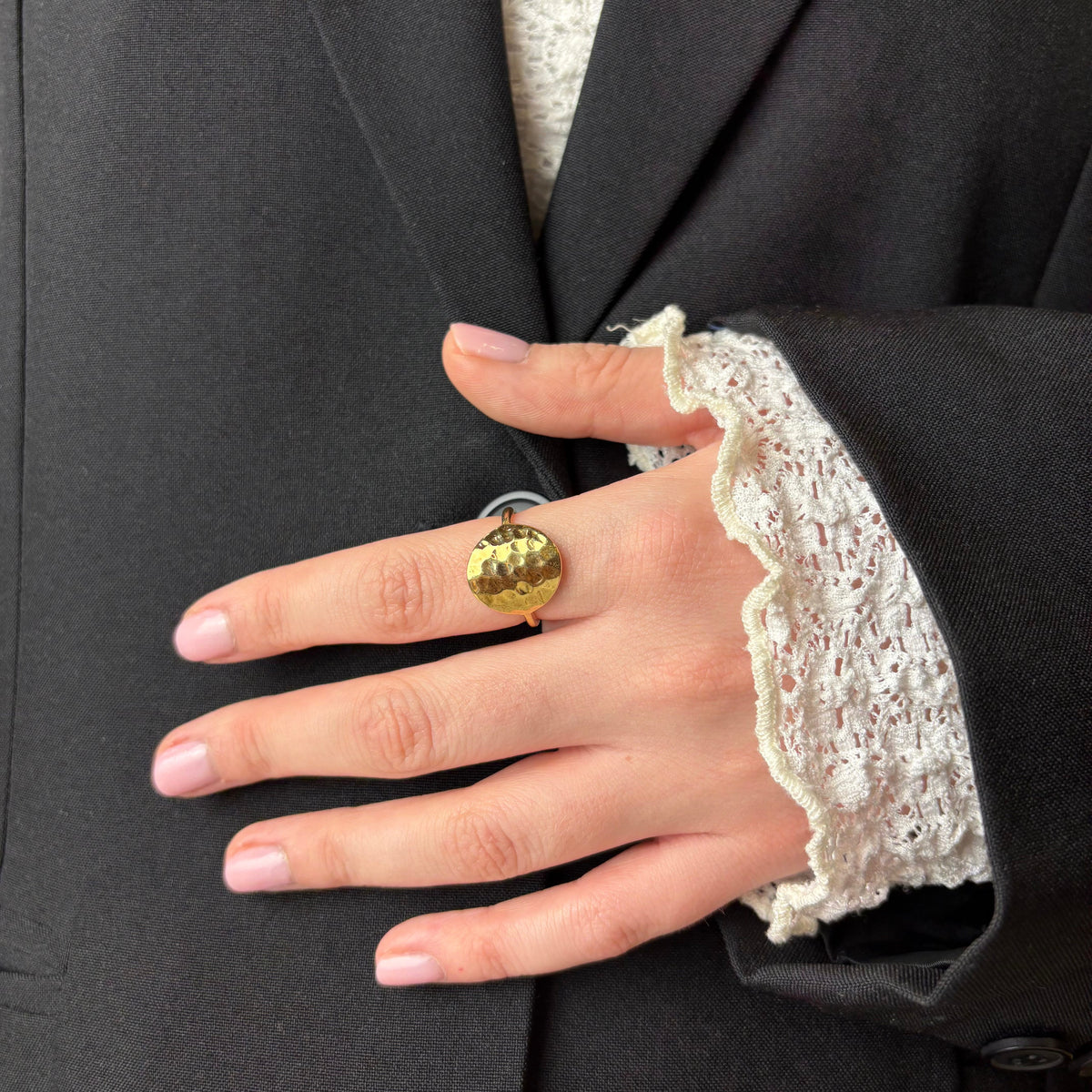 Christina Panzer ring i forgyldt sølv – model 800-2.24.B – billede 6