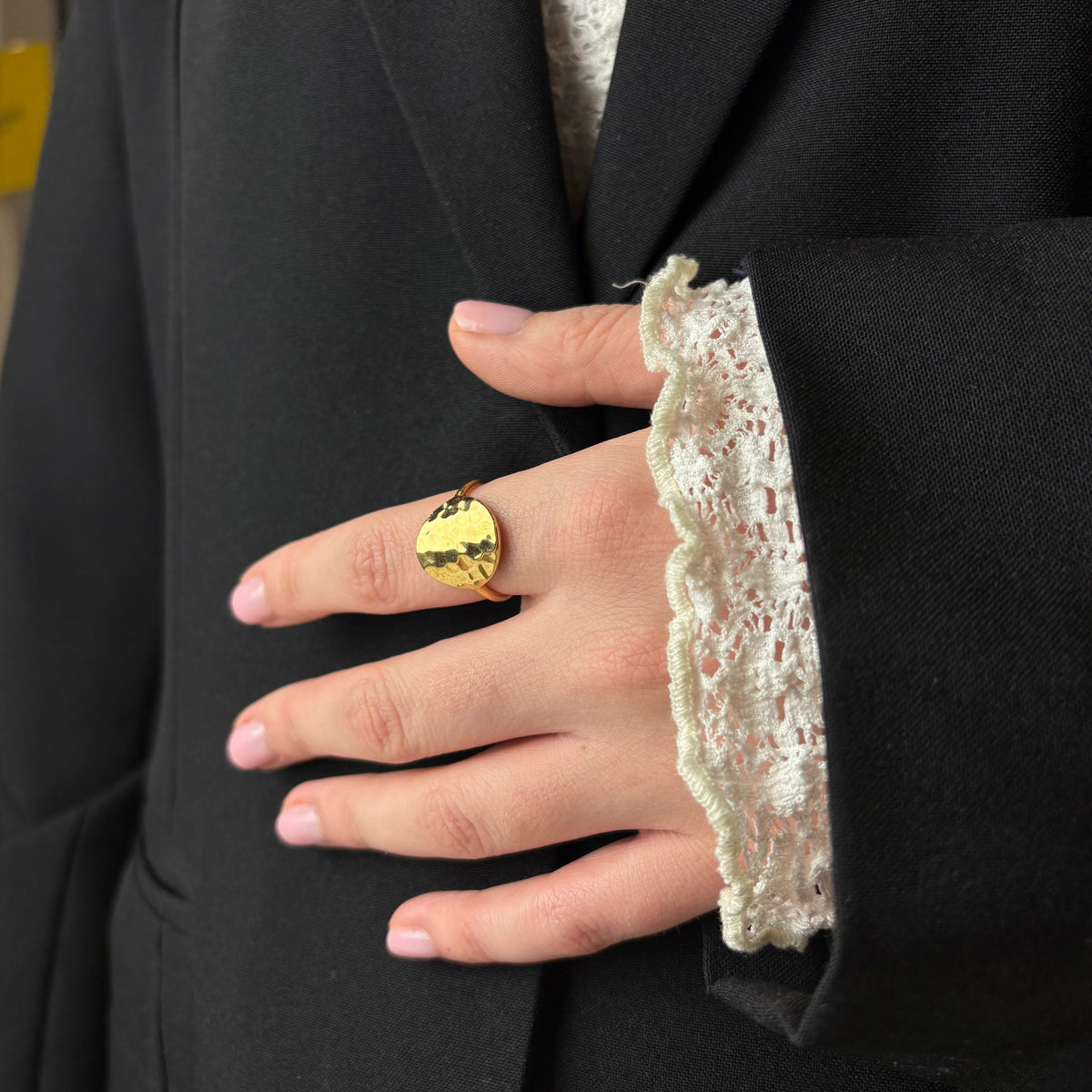 Christina Panzer ring i forgyldt sølv – model 800-2.24.B – billede 3