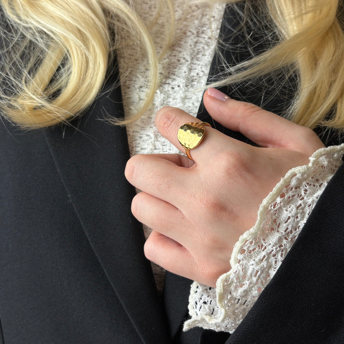 Christina Panzer ring i forgyldt sølv – model 800-2.24.B – billede 5