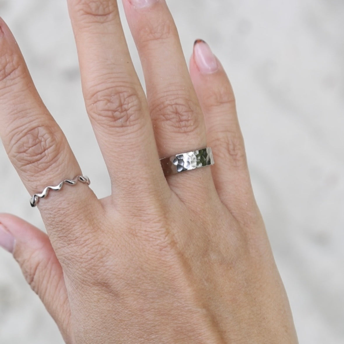 Christina Wave ring i sølv – model 800-0.2.A – billede 2