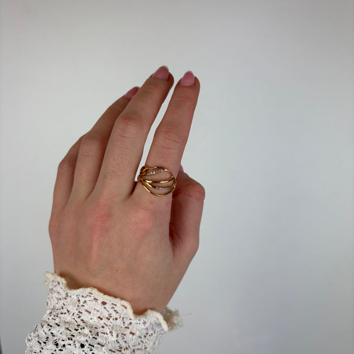 Christina Energy ring i forgyldt sølv – model 800-3.17.B – billede 3
