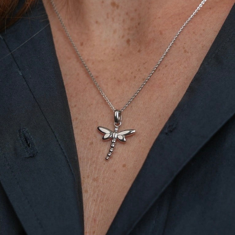 Christina Dragonfly vedhæng i sølv – billede 2