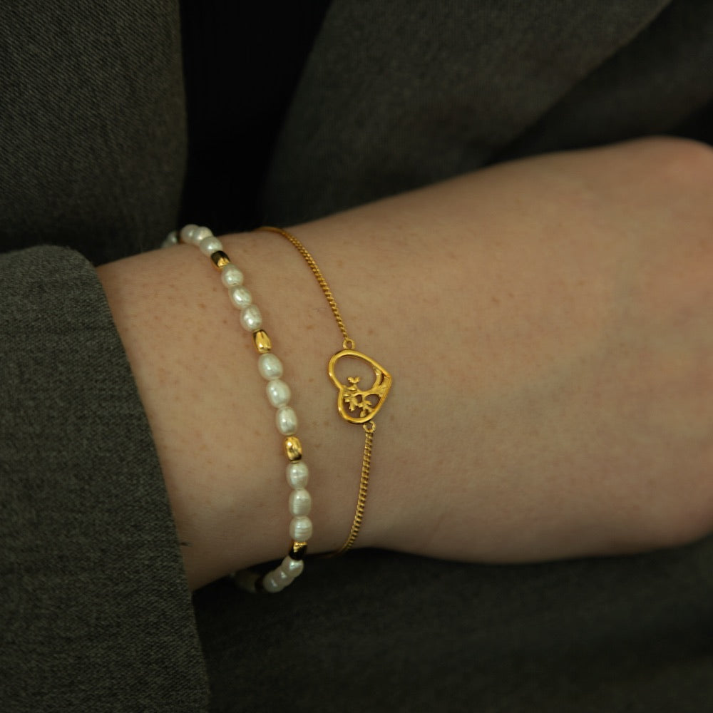 Christina Magic Pearl armbånd i forgyldt sølv – model 601-G46 – billede 3