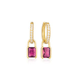 SIF JAKOBS - ROCCANOVA PINK ørering - Model: E42252-PKCZ-YG
