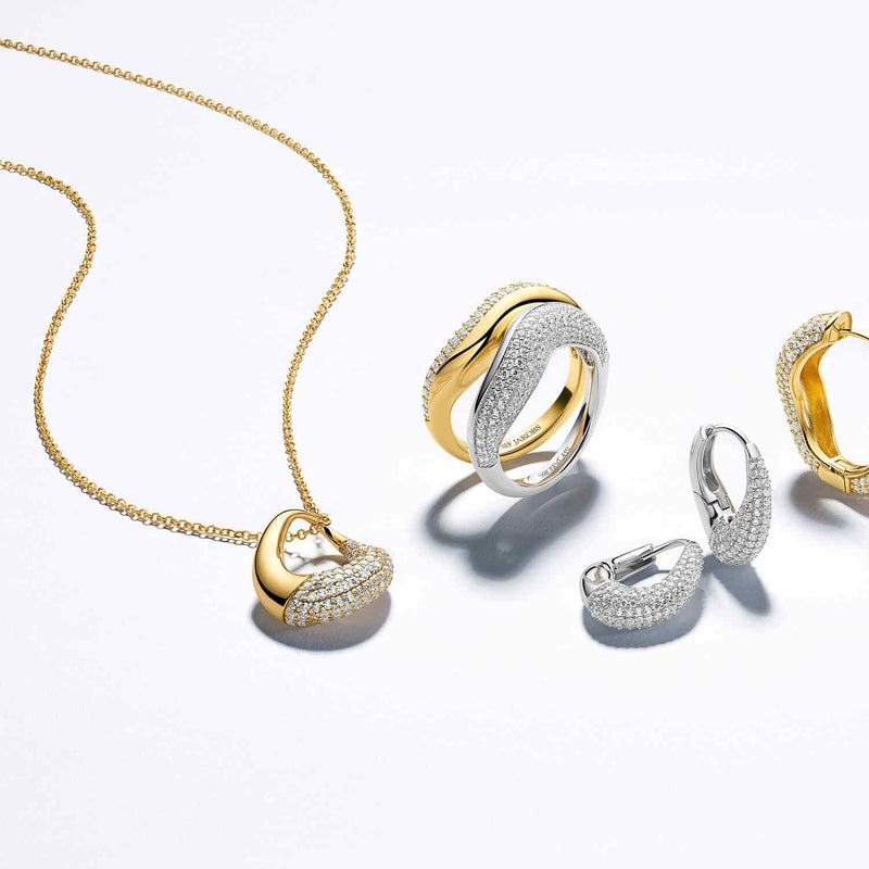 SIF JAKOBS  - Halskæde Glorenza - MODEL: N2482-CZ-YG