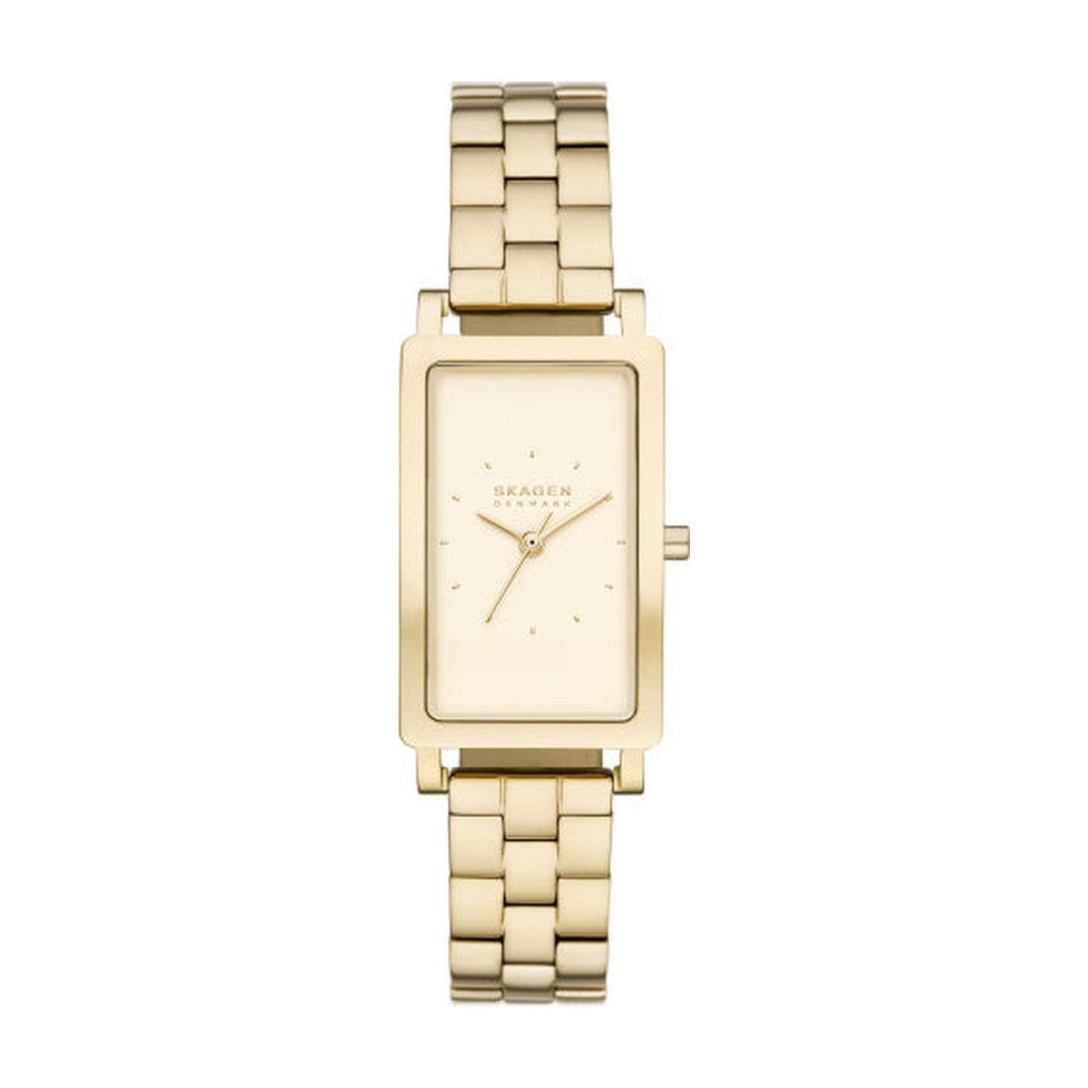 Skagen - Firkantet forgyldt dameur - Modelnr.: SKW3098