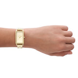 Skagen - Firkantet forgyldt dameur - Modelnr.: SKW3098
