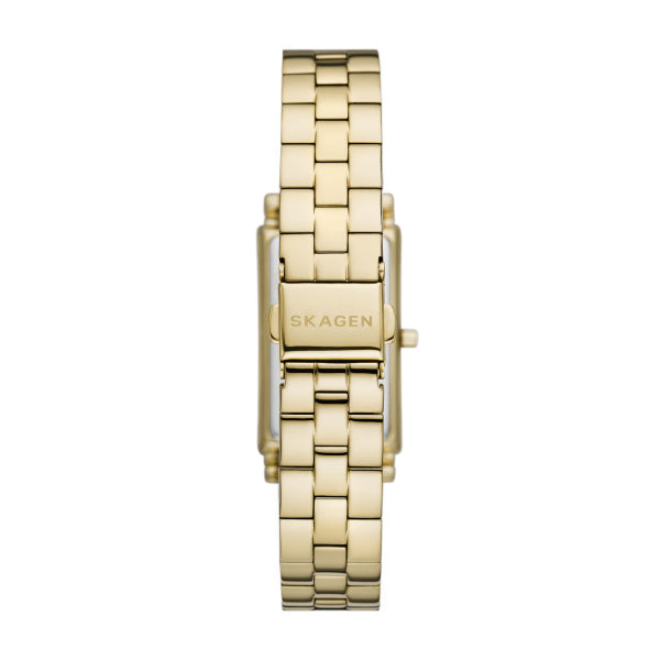Skagen - Firkantet forgyldt dameur - Modelnr.: SKW3098