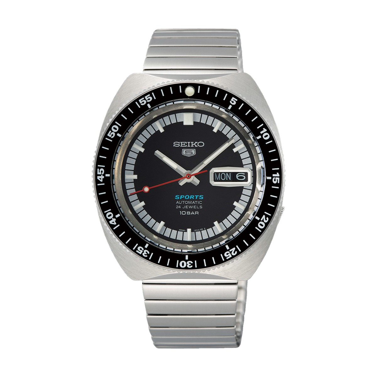 Seiko - Herreur, Stål med lænke og automatik værk - Model: SRPK17K1