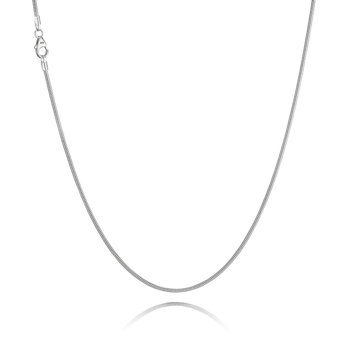 Slangekæde i sølv – 1,50 mm
