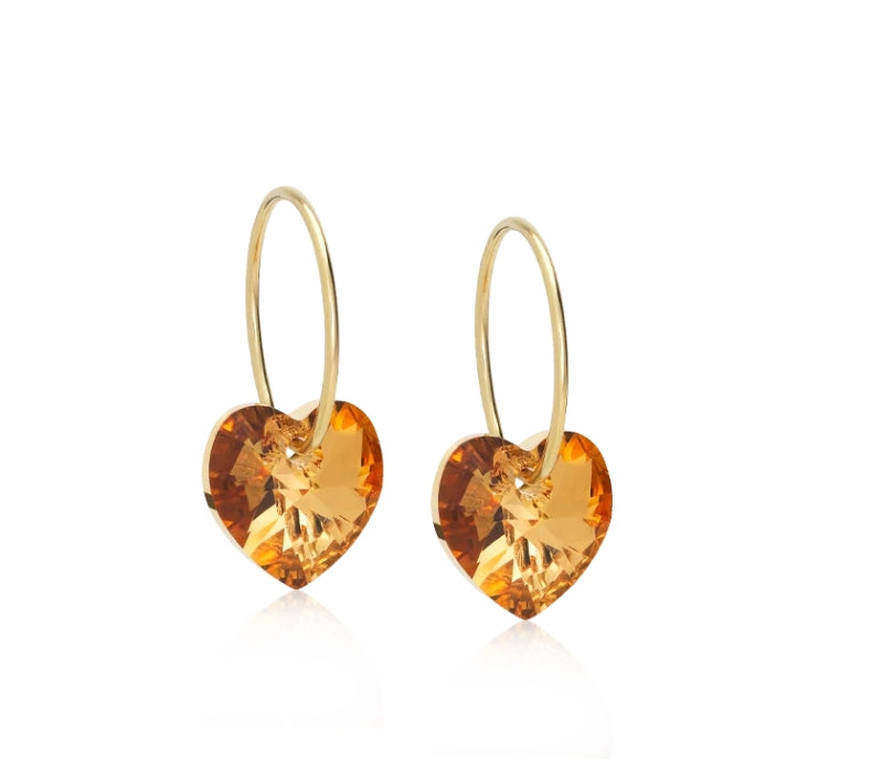Blomdahl-EAR RING 14 MM, HEART- model 15-1355-78