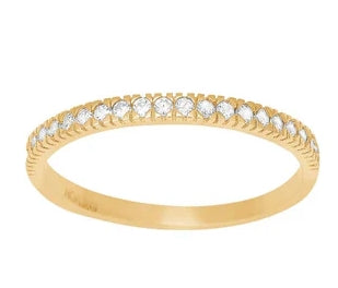 Nordahl Andersen - 8kt. guldring alliance m/cz- Model: 10830320300