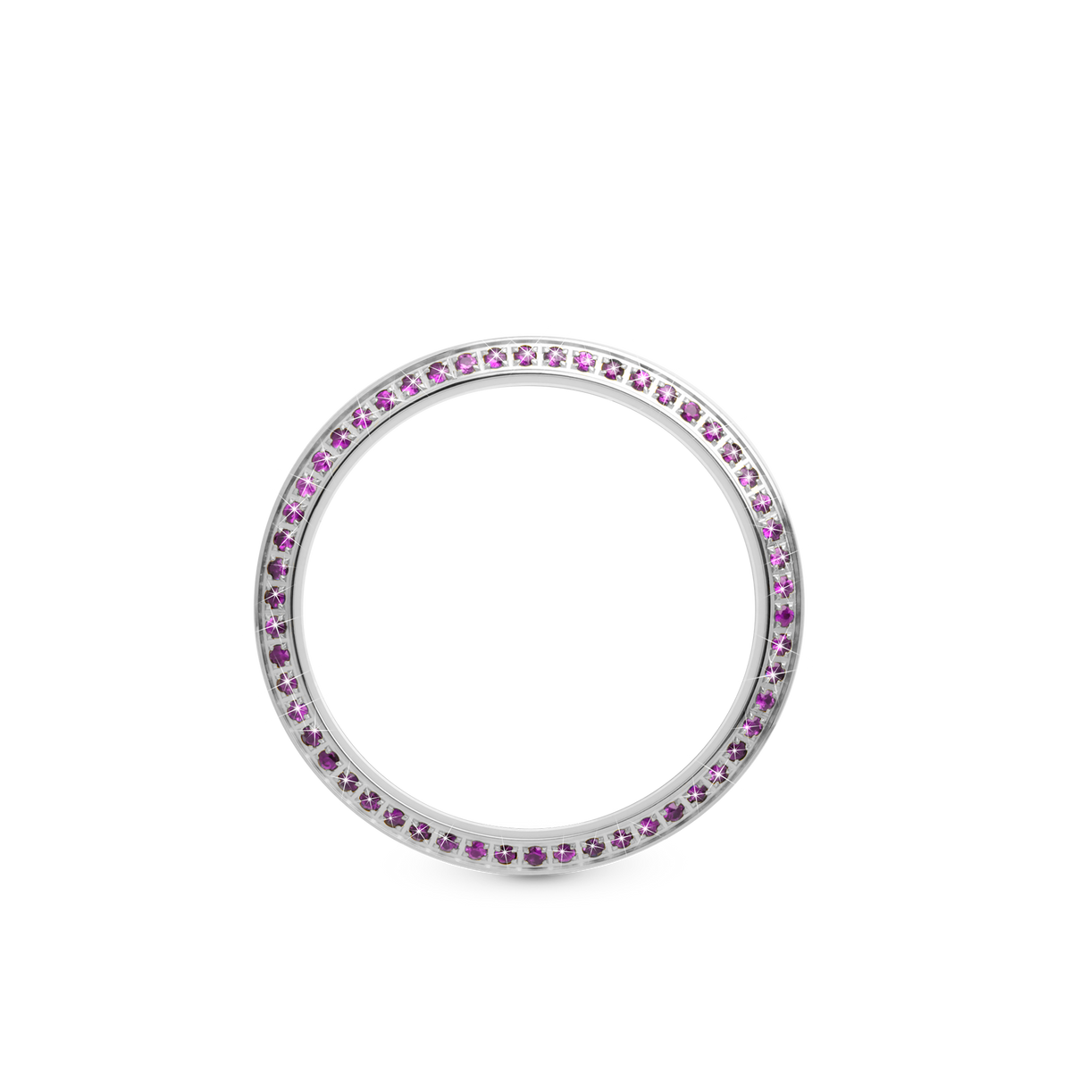 Christina Topring 32 mm i stål – model TCS32-PURPLE