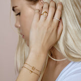 ByBiehl - TOGETHER - Armbånd - Forgyldt med 2 pers. - Modelnr.: 2-2002A-GP