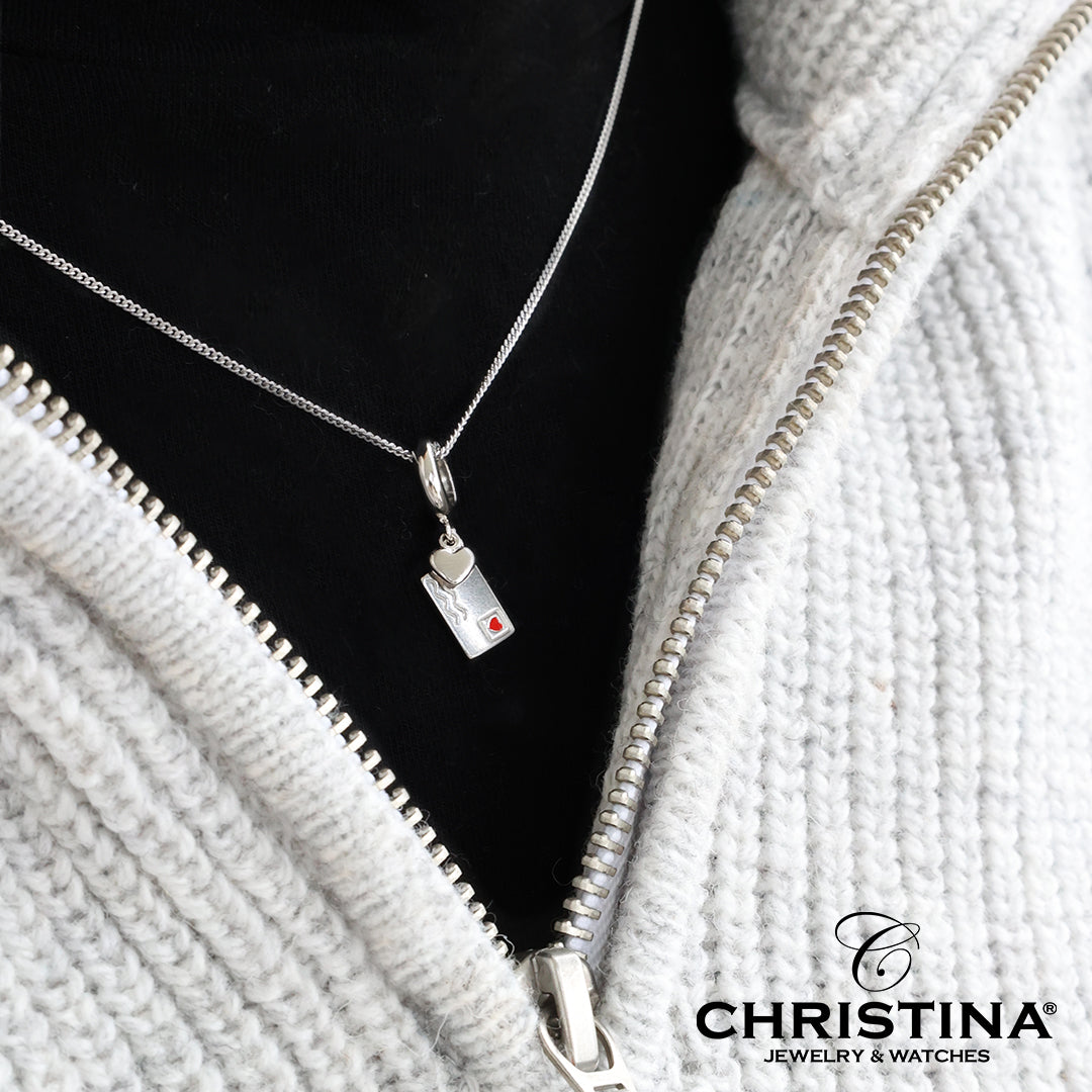 Christina Love Letter charm i sølv – model 610-S118 – billede 2