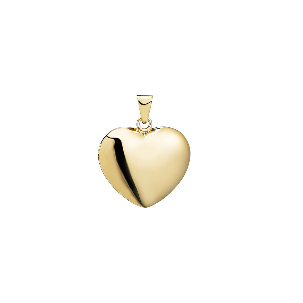 Lund Copenhagen Vedhæng hjerte14x17 mm i 8 kt. guld – model 3088109