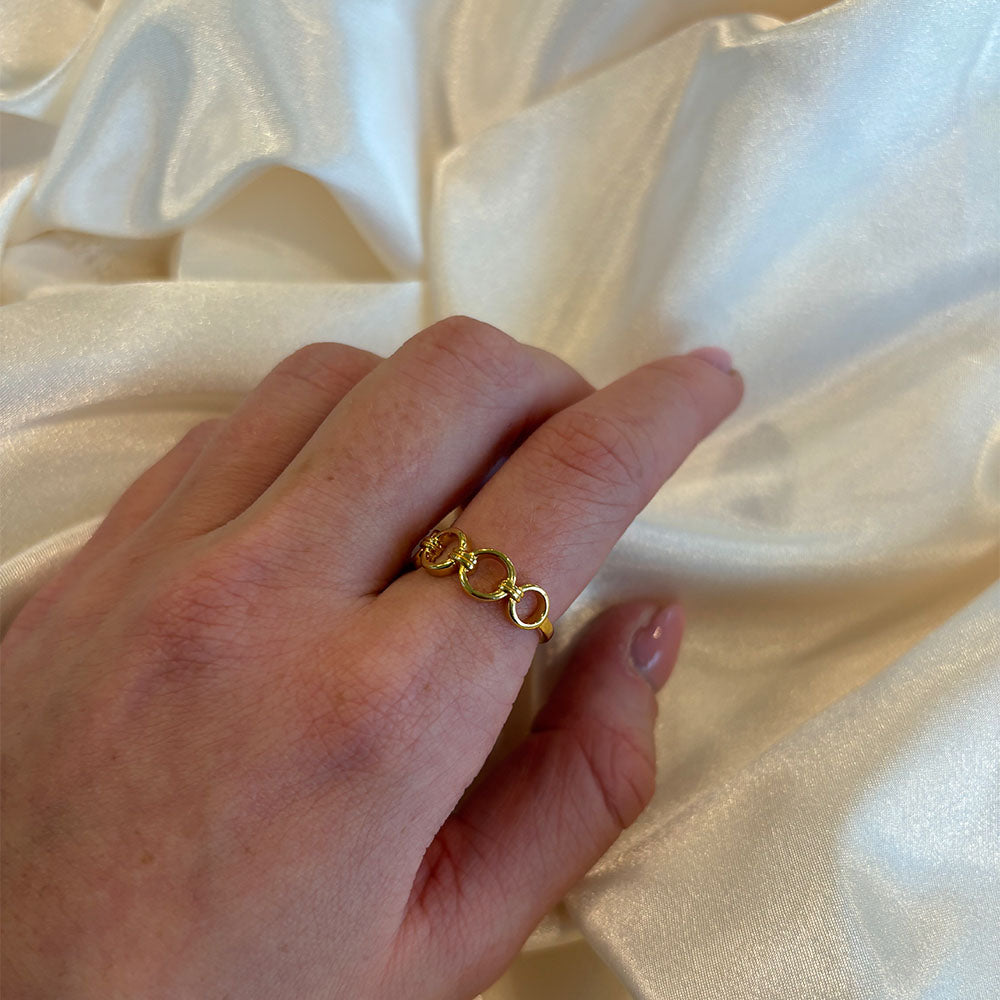 Christina Links ring i forgyldt sølv – model 800-2.25.B – billede 3