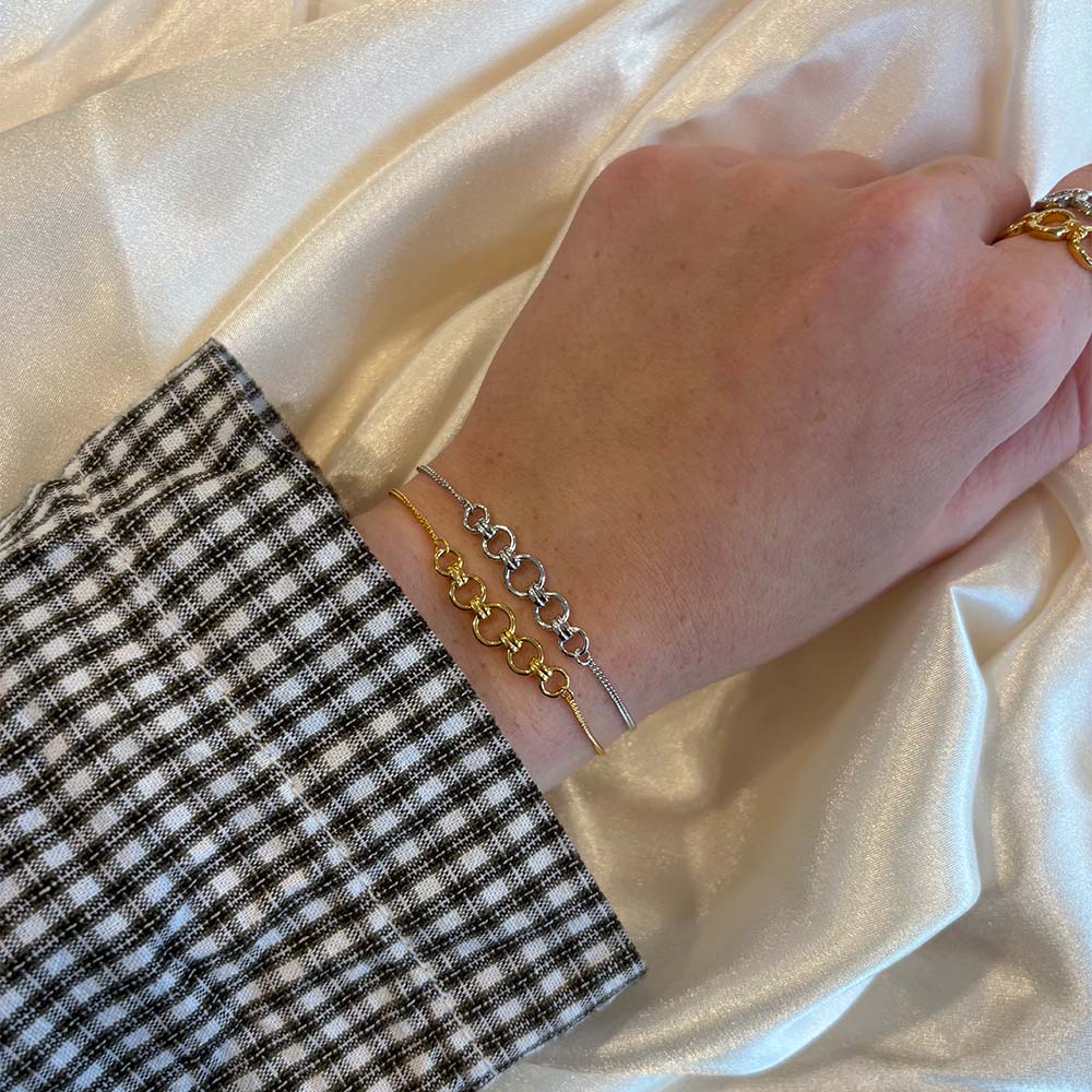 Christina Links armbånd i forgyldt sølv – model 601-G33 – billede 6