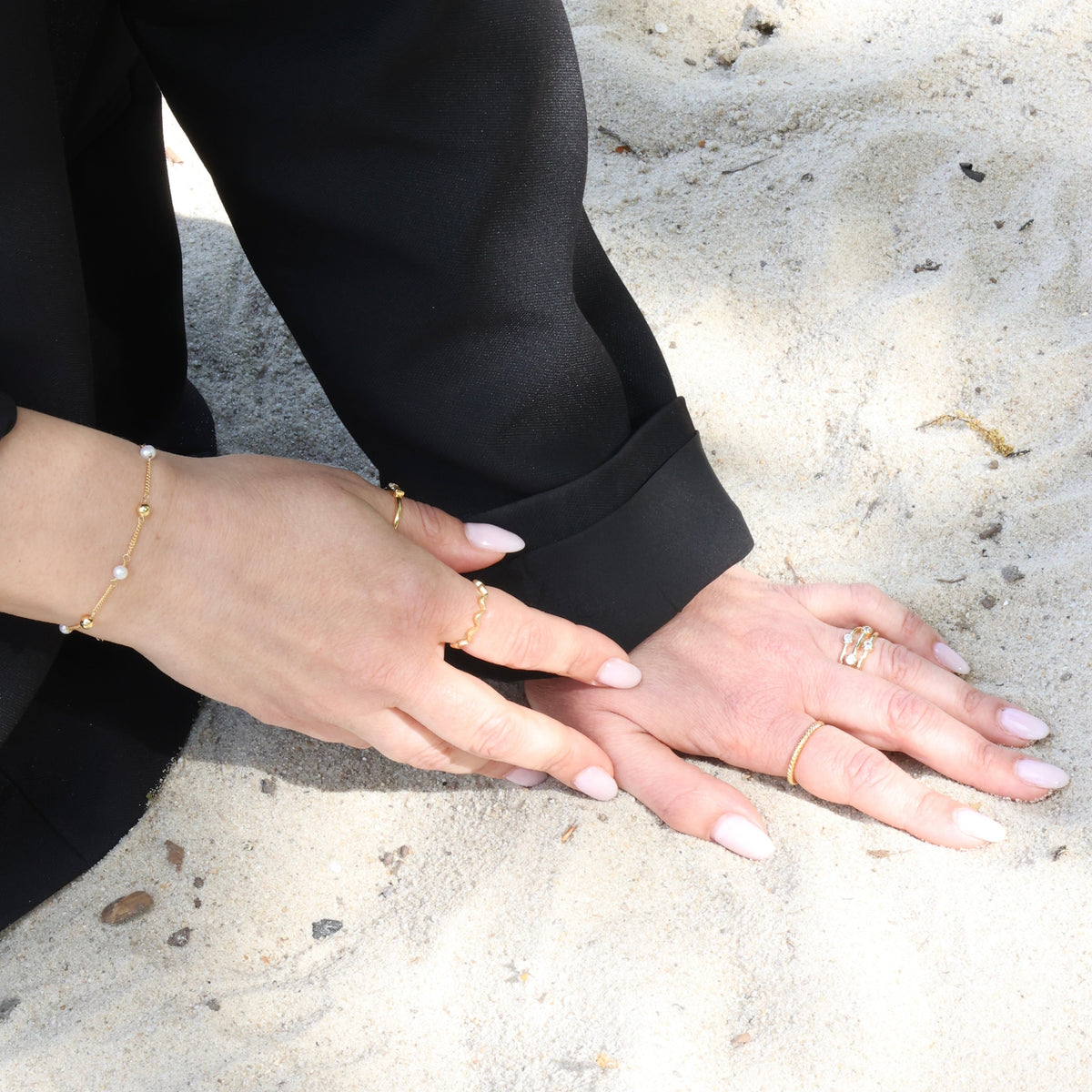 Christina Wave ring i forgyldt sølv – model 800-0.2.B – billede 4