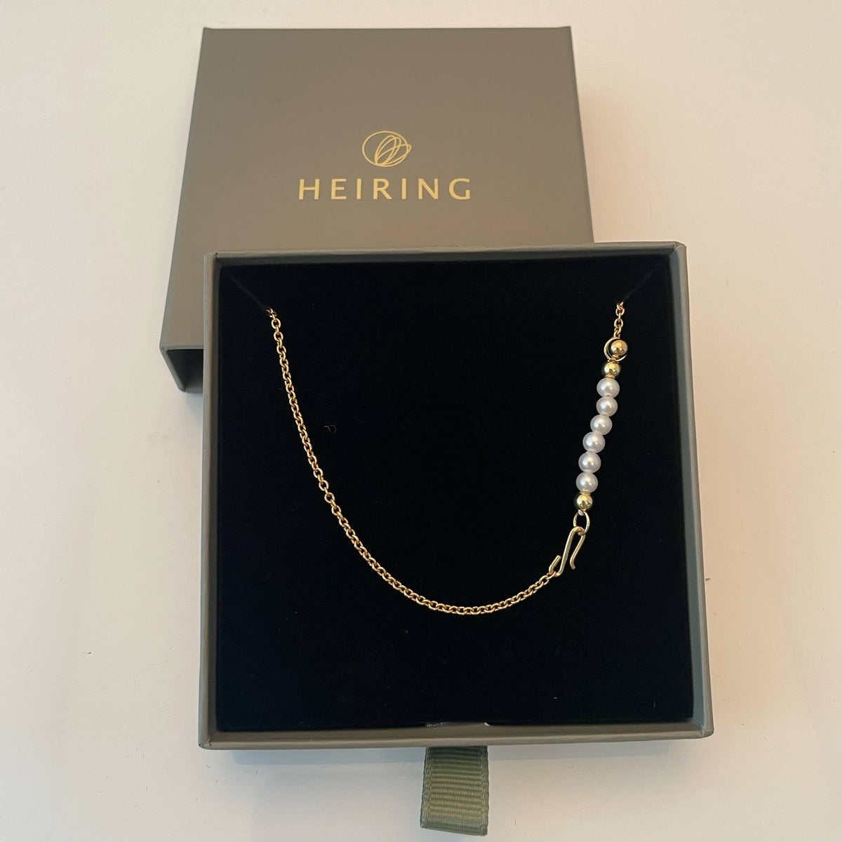 Heiring Multi halskæde med Ferskvandsperler 3 mm top