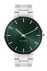Arne Jacobsen - CITY HALL 40 mm stål ur med lænke - Model: 53209-2028