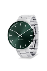 Arne Jacobsen - CITY HALL 40 mm stål ur med lænke - Model: 53209-2028