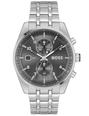 Hugo Boss - Traveller - Stål herreur med lænke - Model: 1514151