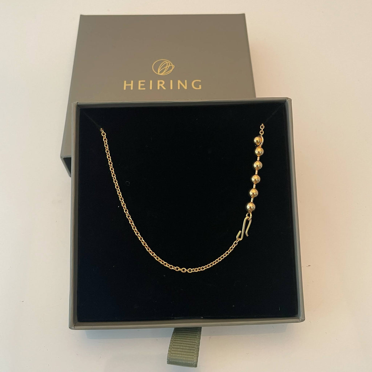 Heiring Multi halskæde med Kugler 4 mm top