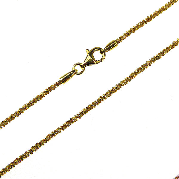 SAN Links Of Joy - Halskæde forgyldt, diamond cut 50 cm - Model: dia-1507-50