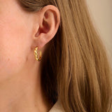 Pernille Corydon - Hana, ørering forgyldt - Model: E-467-GP