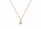 14kt Guld vedhæng-  m. 0,085ct tw/si brillant - 40-70585-1850