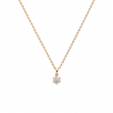 14kt Guld vedhæng-  m. 0,085ct tw/si brillant - 40-70585-1850