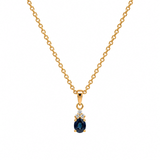 14 kt. Guld vedhæng -  med 0,03ct tw/si brillant - Model: 20-22169