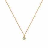 14kt Vedhæng med diamant 0,14 ct w/si