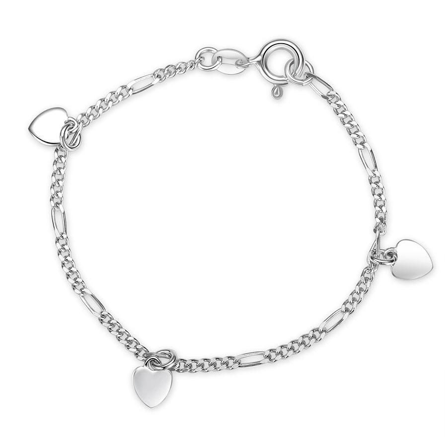 Arne Nordlie - Børne armbånd sølv, hejrter 15 cm - Model: 62190