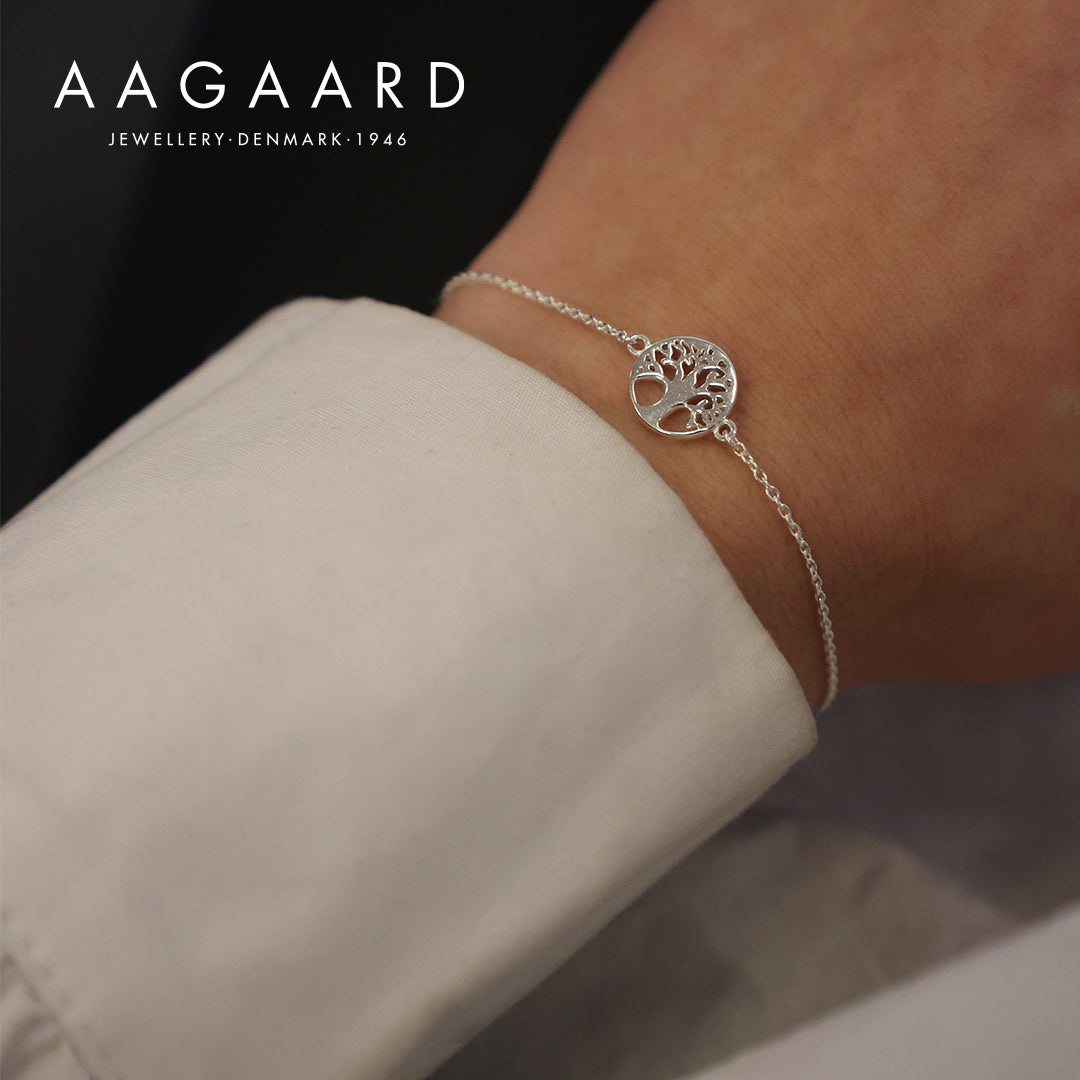 Aagaard Armbånd Livets Træ Sterling Sølv 16 + 3 cm