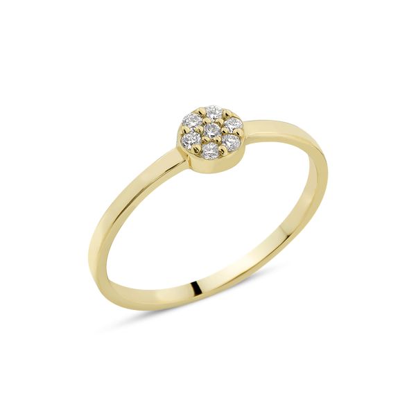 Nuran - Maggie - Guld ring, 14 kt. med diamanter - Model: A2302 006 RG