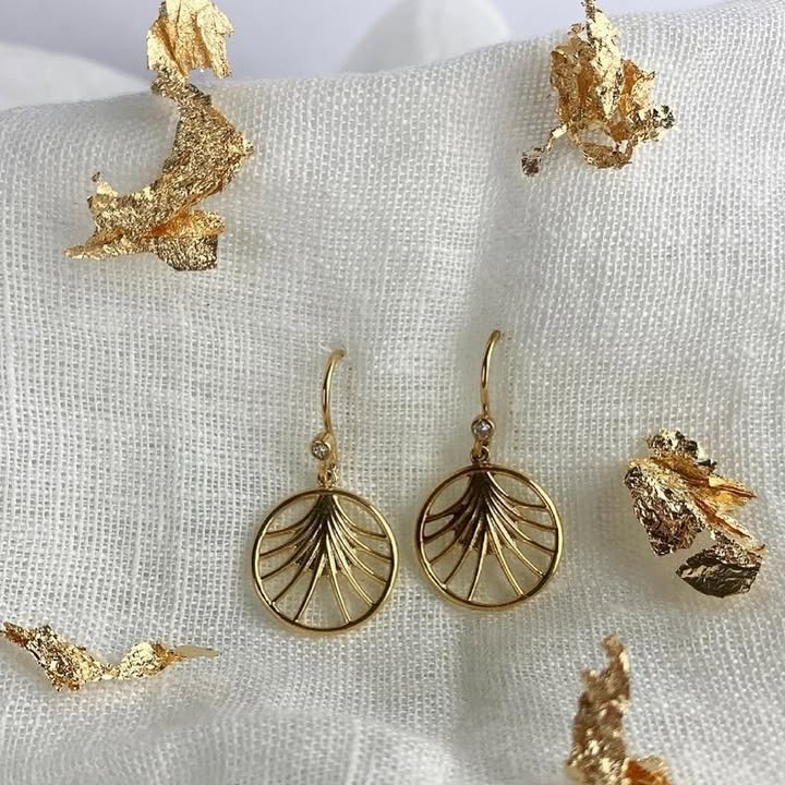 Aagaard Ørehænger Cubic Zirkonia Forgyldt Sterling Sølv