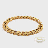 Scrouples - FORCE Herre armbånd, forgyldt stål panzer 21 cm - Model: 03641A,M