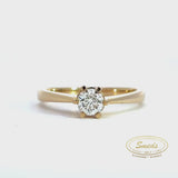 Amore - 14 kt. Guld diamant ring med 0,50ct tw/si - Model: 40-22572