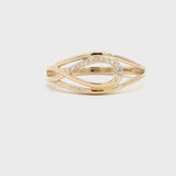 14 kt. guld diamantring med diamant, 0,04ct tw/si - Model: 40-22626