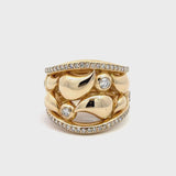 Nuran - 14kt. ring med diamant 0,52ct