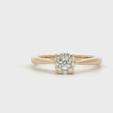 14 kt. guld diamantring med diamant, 0,25ct tw/si - Model: 40-22629