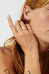Pernille Corydon - Sea Treasure ring, forgyldt - Model: R-280-GP