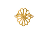 Pernille Corydon - Forgyldt "Small Bellis" ring - Model: R-326-GP