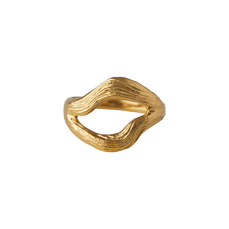 Pernille Corydon - Flowing Dreams ring, forgyldt - Model: R-344-GP