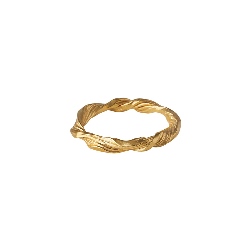 Pernille Corydon - Dancing Wave ring, forgyldt - Model: R-489-GP