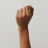 Pernille Corydon - Cloud ring, forgyldt - Model: R-566-GP