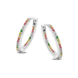 SPIRIT ICONS - Passion Hoops sølv, multi color  - Model: 40365