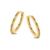 SPIRIT ICONS - Passion Hoops forgyldt, multi color  - Model: 40366